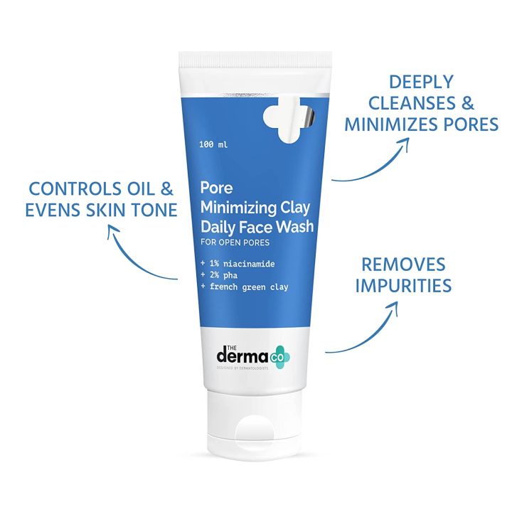 The%20Derma%20Co%20Pore%20Minimizing%20Clay%20Daily%20Face%20Wash%20With%201%25%20Niacinamide%20&%202%25%20Pha%20For%20Open%20Pores%20-%20100%20Ml%20-%20Image%203