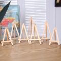 Folding Painting & Sketch Wood Mini Easel Small Portable Triangle Display Stand Foldable Desk Stand Tripod Artist. 