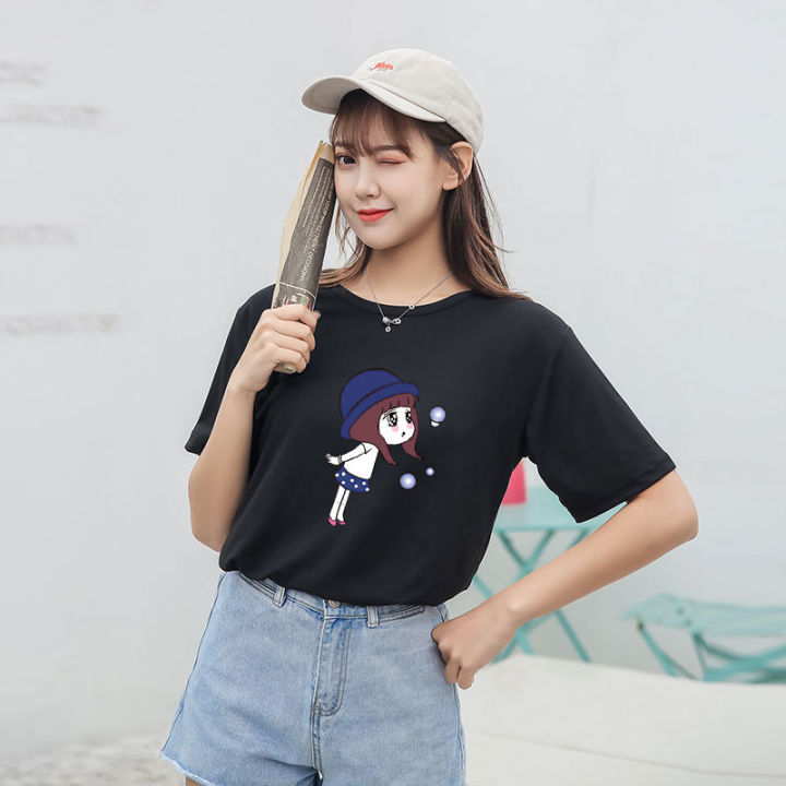 %5B30%20types%20of%20group%5D%20foreign%20trade%20T-shirt%20women's%20short%20sleeve%20Korean%20version%20of%20loose%20women's%20top,%20round%20neck%20undershirt,%20supply%20-%20Image%207