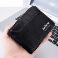 Multi-position 2 Fold Purse Fashion Retro Leisure Men's Zipper Wallet Wear-resistant Guard Against Theft Male Leather Purse Daily Use. 