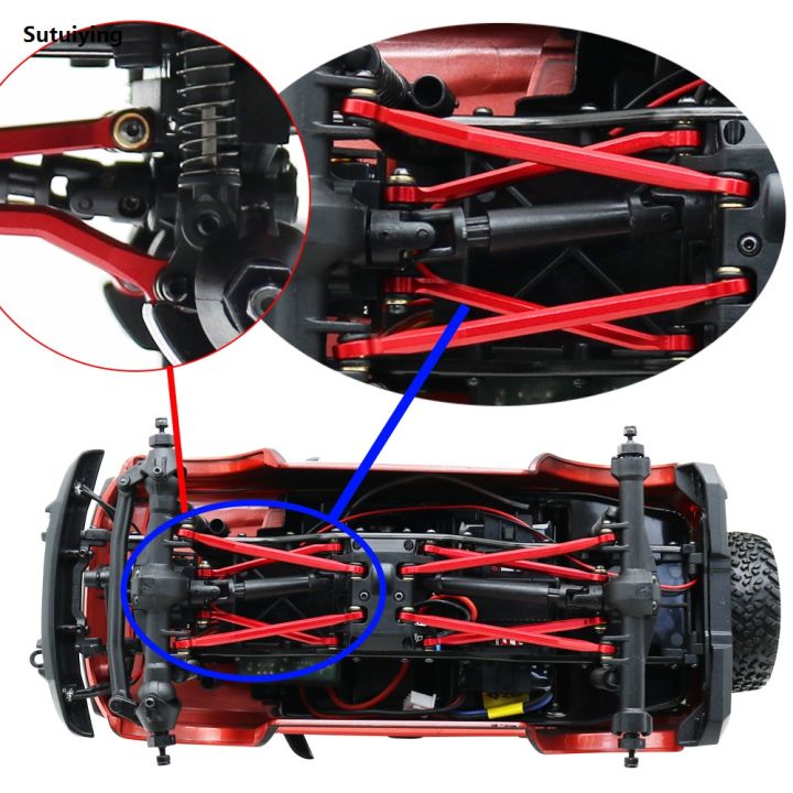 Sutuiying%20BDXRC%201/24%20RC%20Crawler%20Car%20Axial%20SCX24%20Jeep%20Gladiator%20AXI00005%202025%20CNC%20Aluminum%20High%20Clearance%204%20Links%20Set%20Upgrade%20Parts%20-%20Image%202