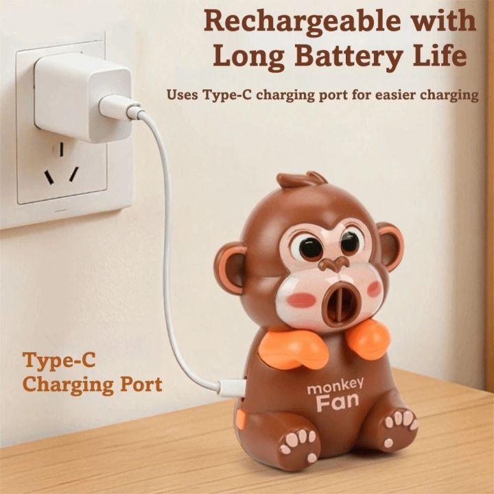 Cute%20Design%203%20Speed%20Adjustable%20Monkey%20Hanging%20Cup%20Fan%20Quiet%20Operation%20Cartoon%20Style%20Portable%20Desktop%20Fan%20Pet%20Style%20Clip%20On%20Design%20Rechargeable%20Fan%20Desktop%20Use%20-%20Image%203