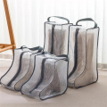 NAMUNY Portable Women Tall & Short Boot Storage Bags,2 Packs Tall+2 Packs Short,Waterproof Boot Bags for Travel and Daily Black. 