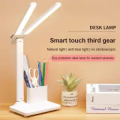 USB Rechargeable Double Head Table Lamp With Dimmable LED. 