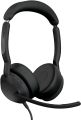 Jabra Evolve2 50 Wired Stereo Headset AirComfort Technology, Noise-Cancelling Mics & Active Noise Cancellation - MS Teams Certified, Works with All Other Platforms. 