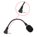 NAMUNY 2X Mini Notebook Microphone Microphone Tablet PC 3.5mm External Microphone. 