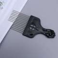 Steel Needle Comb Wide Tooth Combs Smooth Rake Slick Brush Long Thick Tangled Hair Adults Kids Salon Professional Barber. 