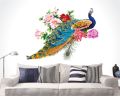 Wonderful Peacock Wall Sticker Decals for Home Living Room Decor 90cm x 60cm. 
