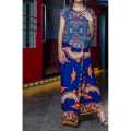 Cotton Print Lungi for Women - Classic Dragon Print. 