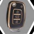 Car Key Cover For Hyundai Aura/Creta/Grand I-10 Nios/I-20(2021)/I-20 Active/Elite i20/Xcent 2019+. 
