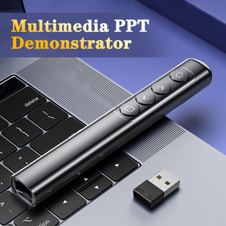 Presentation Clicker for PowerPoint Presentations 2.4GHz Wireless PPT ...