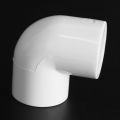 Nullmul 30 Pieces 20mm Dia 90 Angle Degree Elbow PVC Pipe Fittings Adapter Connector White. 