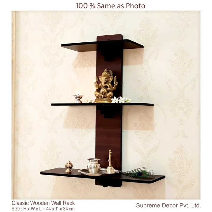 Formica%20Laminated%20-%20Best%20Quality%203%20Layer%20-%203%20%20Tier%20Wooden%20Wall%20Rack%20Shelf%20%20by%20Supreme%20Decor%20-%20Image%204