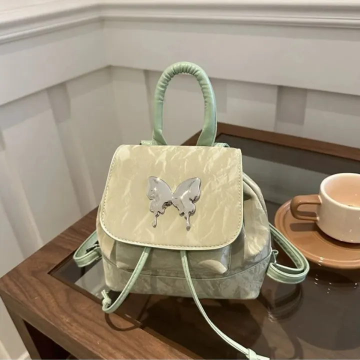 Fashion%20PU%20Women's%20Backpack%20High-capacity%20Butterfly%20Mini%20Backpack%20Solid%20Color%20School%20Backpack%20Women%20-%20Image%208