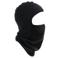 Black Velvet Full Face Coverage Mask With Neck Warmer Support For Bike Scooter Under Helmet. 