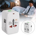 The Universal Travel Plug Adapter Converter With Universal Socket - Travel Adapter | Multi-Use Adapter With Usb Port. 