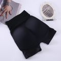 High waisted butt lifting padded shapewear shorts underwear Slimming tummy control shaper seamless hip pads. 