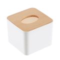 Paper Towel Dispenser Wood Tissue Box Cover Holder. 