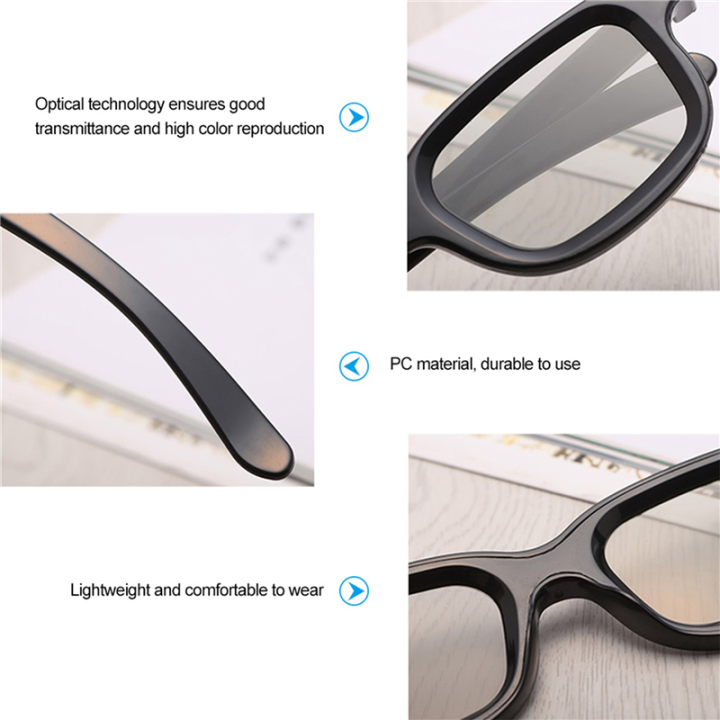 8Pcs%20Polarized%20Passive%203D%20Glasses%20for%20Cinema%20IMIX%20Screen%20-%20Image%202