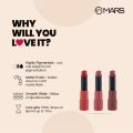 MARS Matte Box Set of 3 Lipsticks for Women | Long-Lasting | Smooth Finish | Moisturising | One Swipe Pigmentation (3x3.2 gm). 