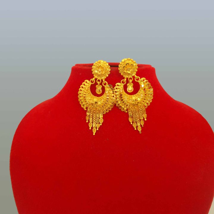 24k%20Gold%20Plated%20Earrings%20Jhumka%20In%20Rani%20Haar%20Design%20For%20Women%20-%20Image%202