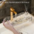 DISICHEN Sales promotion Storage Rack Transparent Wall Mounted Drainage Shelf Moisture Resistant Toiletries Organiser Kitchen Storage Organization. 