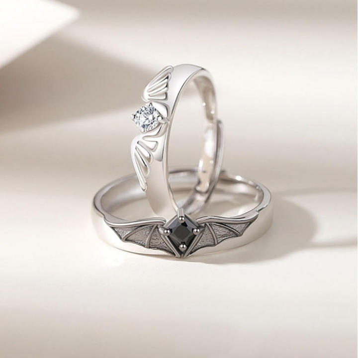 Durable%20Angel%20&%20Demon%20Couple%20ring%20Detailed%20Stylish%20Unique%20Fashion%20trend%20index%20finger%20ring%20Adjustable%20Fashionable%20Male%20&%20female%20pair%20for%20Fashion%20accessories%20Couple%20jewelry%20Party%20wear%20Gift%20for%20loved%20-%20Image%203