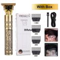 Difutagui New style Professional Vintage T9 Metal Rechargable Electric Hair Sales promotion Trimmer Steel Body Professional Barbar Cutting Machine T9. 
