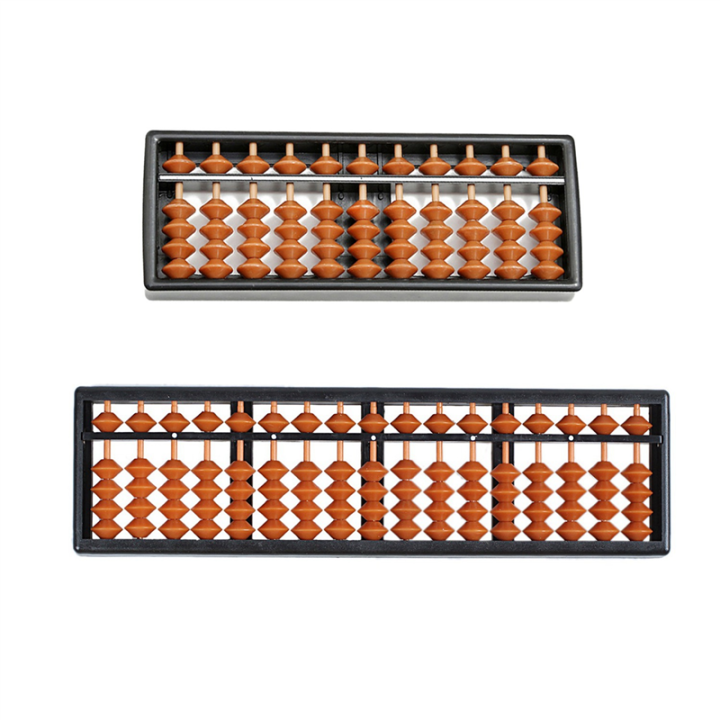 Plastic Abacus Arithmetic Abacus Kids Calculation Tool 17 Digits & Abacus Toy 11 Digits Kid School Learning Math