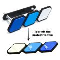 NAMUNY Car Under Seat Outlet Heater Floor Air Duct Vent Grille with Front Grille Badge Tri-Color Emblem Badge with Mounting. 