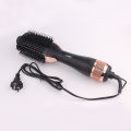 Hot Air Brush, 3 IN 1 Hair Dryer and Volumizer Styler Straightening Comb Negative Ion Portable Hair Blow Dryer Brush. 
