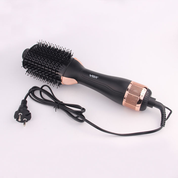 Hot Air Brush, 3 IN 1 Hair Dryer and Volumizer Styler Straightening Comb Negative Ion Portable Hair Blow Dryer Brush