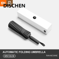 DISCHEN Bargain price Xiaomi Youpin Umbrella Upgrade 16 Ribs Windproof Double Layer Resistant Fully Automatic UV Parasol Sun Rain Dual Use Umbrellas. 