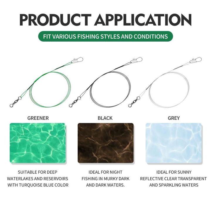 10pcs%20Stable%20Fish%20Hook%20Fishing%20Lead%20Line%20Rolling%20Swivels%20Anti-bite%20Thread%20Safety%20Snap%20High%20Carbon%20Stainless%20Steel%20String%20Fishing%20Steel%20Rope%20Wire%20-%20Image%207