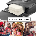Portable Jewelry Storage Box Travel Organizer Case Leather Storage Earrings Necklace Ring Jewelry Organizer Display C. 