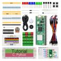 Freenove Basic Starter Kit for Raspberry Pi Pico 1 2 W, 386-Page Detailed Tutorial, 140 Items, 55 Projects, Python C Code. 