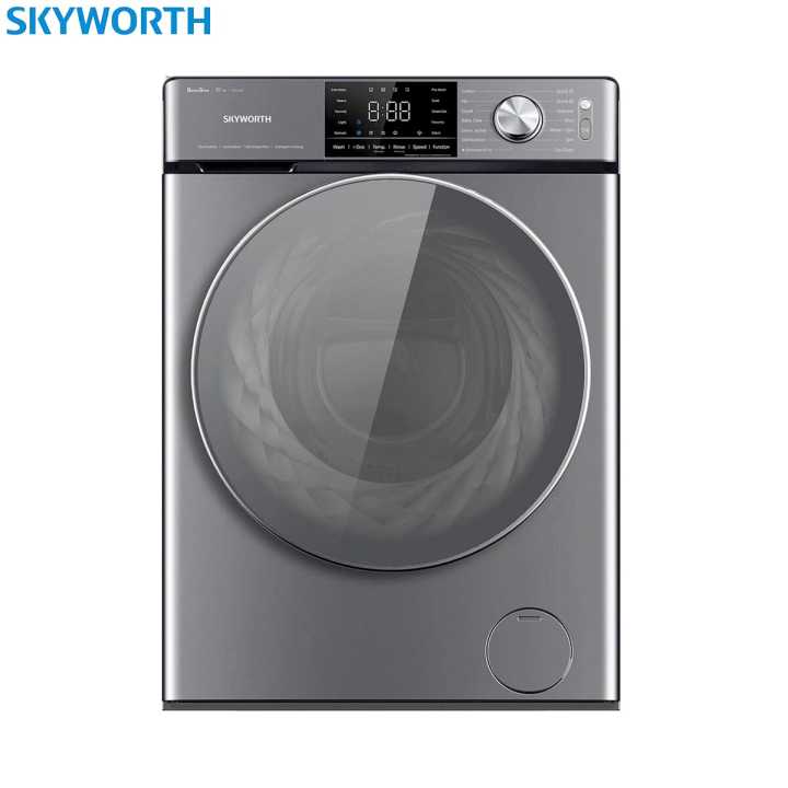 SKYWORTH Washing Machine 8KG Fully Automatic Front Loading with Inverter Direct Drive Motor (F8014DSDN)