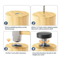 12 PCS Furniture Leveling Feet with T-Nuts, 1/4In-20 UNC Thread Adjustable Levelers, Metal Leg Levelers Table Feet Screw on for Deak. 