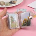 2PCS PVC Jewelry Accessories Portable 2 Inch Photos Holder For Photos Cards Mini Photo Albums. 