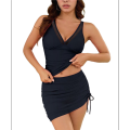 Womens Swim Skirt Bikini Sets. 