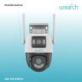 UNIARCH 3.0 MP Outdoor Smart Color Dual Lens WiFi 360º CCTV Camera - UHO-P2S-M33F34. 