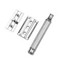 Double Edge Safety Razor Stainless Steel Manual Shaving Razor Long Handle Traditional Razor. 