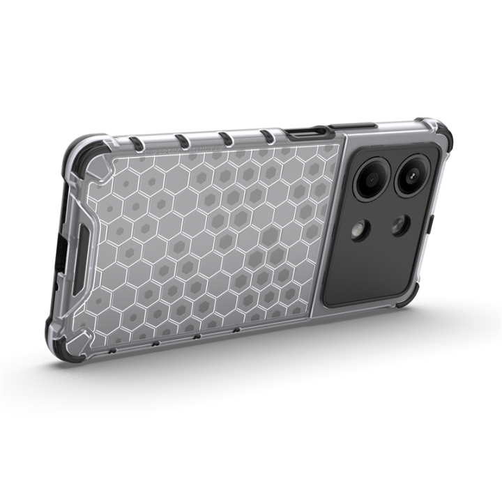 Case%20For%20Xiaomi%20Poco%20X6%20Neo%205G%20Transparent%20Honeycomb%20,%20%5BAnti-Scratch%20Hard%20PC%20Back%20Back%20+%20Soft%20TPU%20Bumper%5D%20%20Shockproof%20Cover%20Xiaomi%20Poco%20X6%20Neo%205G%20-%20Image%207