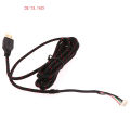 Nylon USB Mouse Cable Line Replacement Wire Orange, White For Steelseries KANA Special Mouse Lines Best Replacement. 