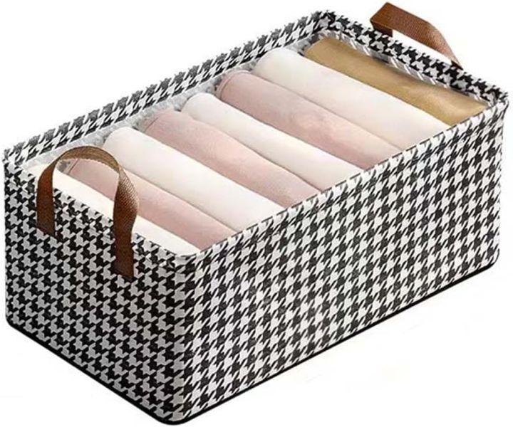 1 Pcs Fabric Storage Box Sturdy Storage Bins Laundry Baskets for Shelves Closet Nursery Toy