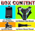 Motovlog Helmet Chin Mount Plus Phone Holder. 