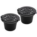 6 Pcs/pack Refillable Reusable espresso Capsule for Coffee machine Reusable Capsule Refill Empty Capsule. 
