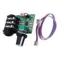 Guitar Instrument Preamplifier Preamp TL072 Op Amp High Impedance Audio Board Pre-amplifier Signal Amplifier Single 12V. 