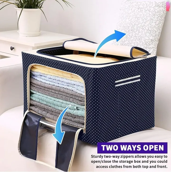 Storage%20Box%20Foldable%20Clothing%20Storage%20Bag%20for%20Clothes%20,%20Blanket%20,%20Comforter%20,%20Under%20Bed%20Storage%20-%20Storage%20Bags%201%20pcs%20-%20Image%204