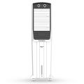 Crompton 52 Litre Air Cooler Optimus Neo 52 Tower Air Cooler With Everlast Pump, Auto Fill, 4-Way Air Deflection and High Density Honeycomb pads; White & Black, 1 Year Warranty. 